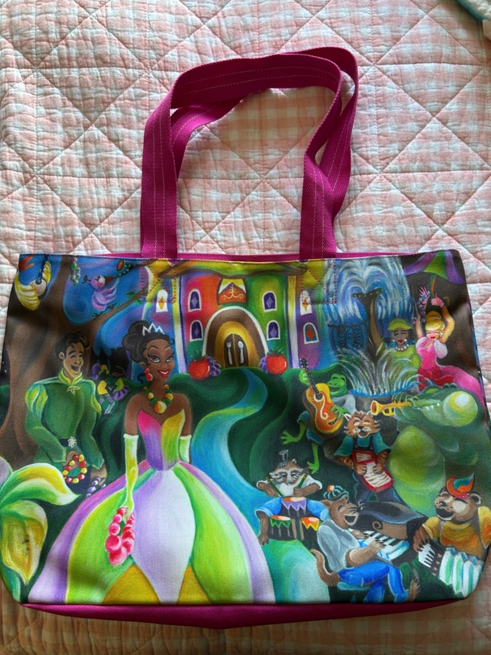 Disney Princess and the frog Tiana designer tote NWOT